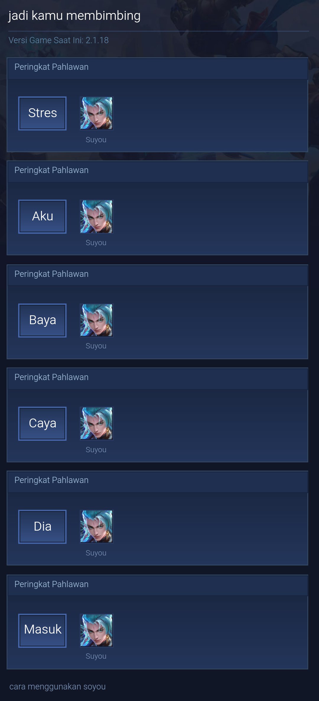 soyou guide