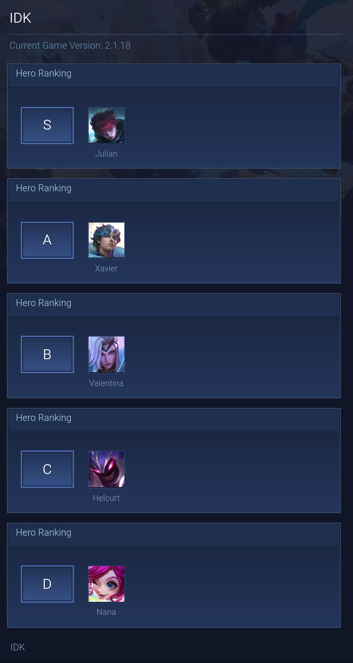 IDK