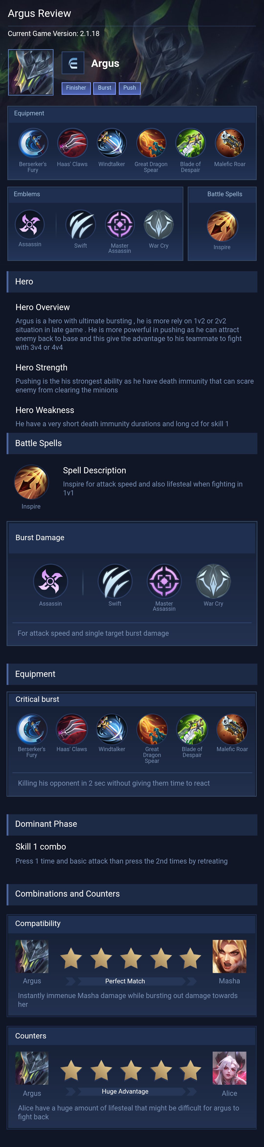 Argus Review