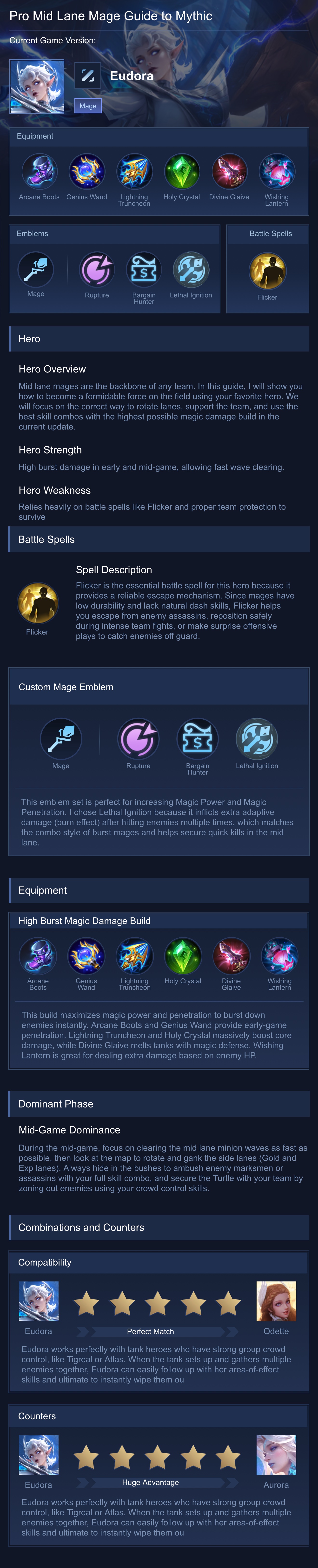 Pro Mid Lane Mage Guide to Mythic
