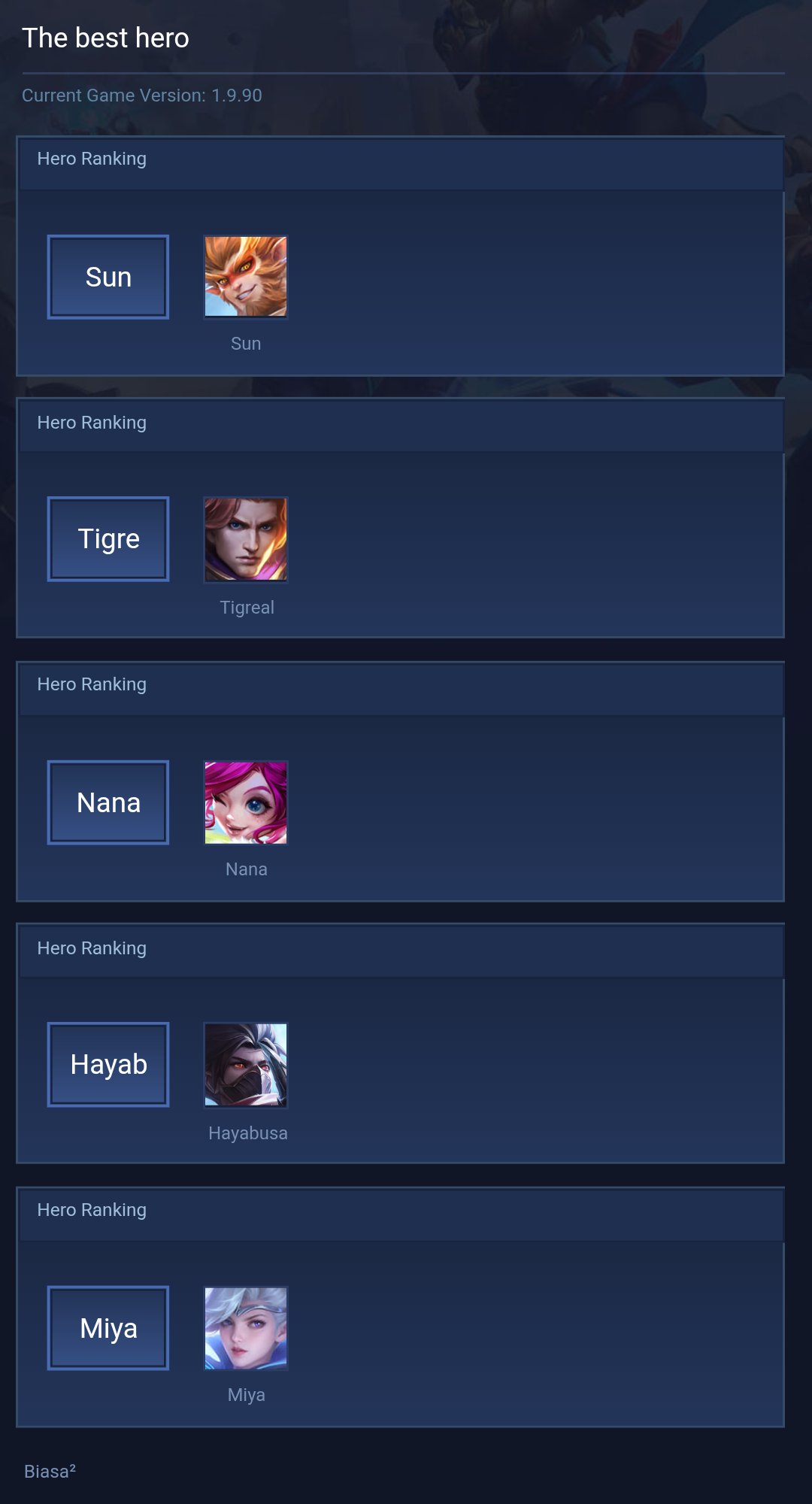 The best hero