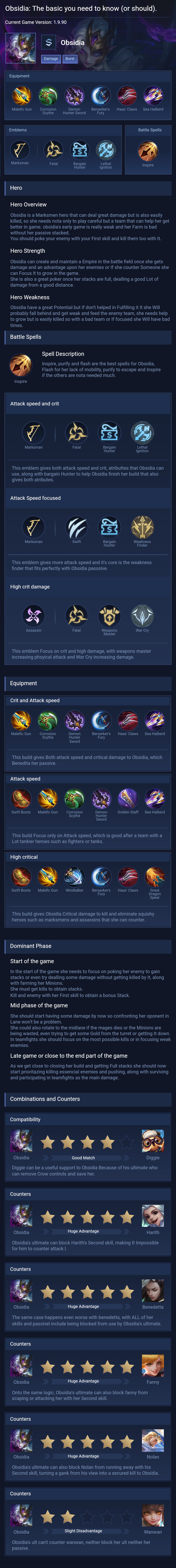 Obsidia: The basic you need to know (or should).