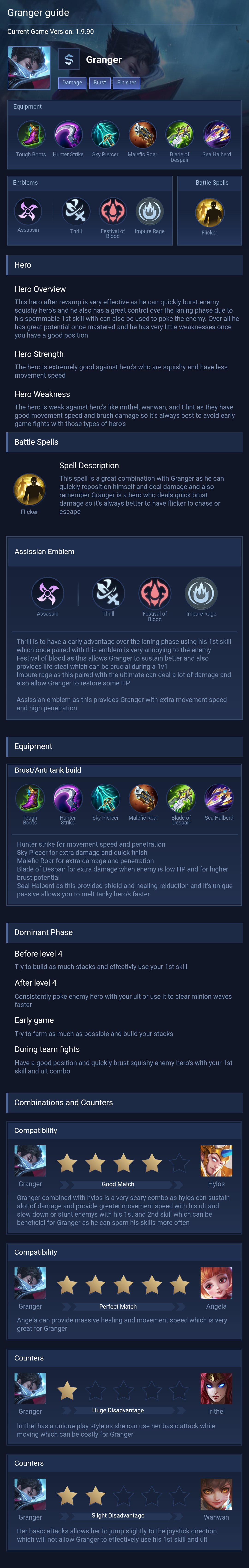 Granger guide