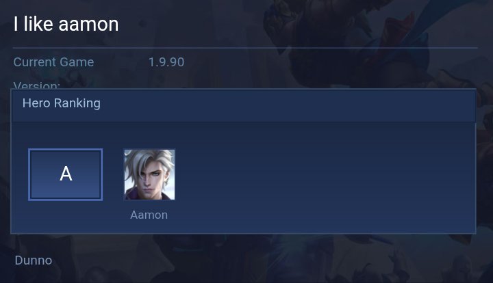 I like aamon