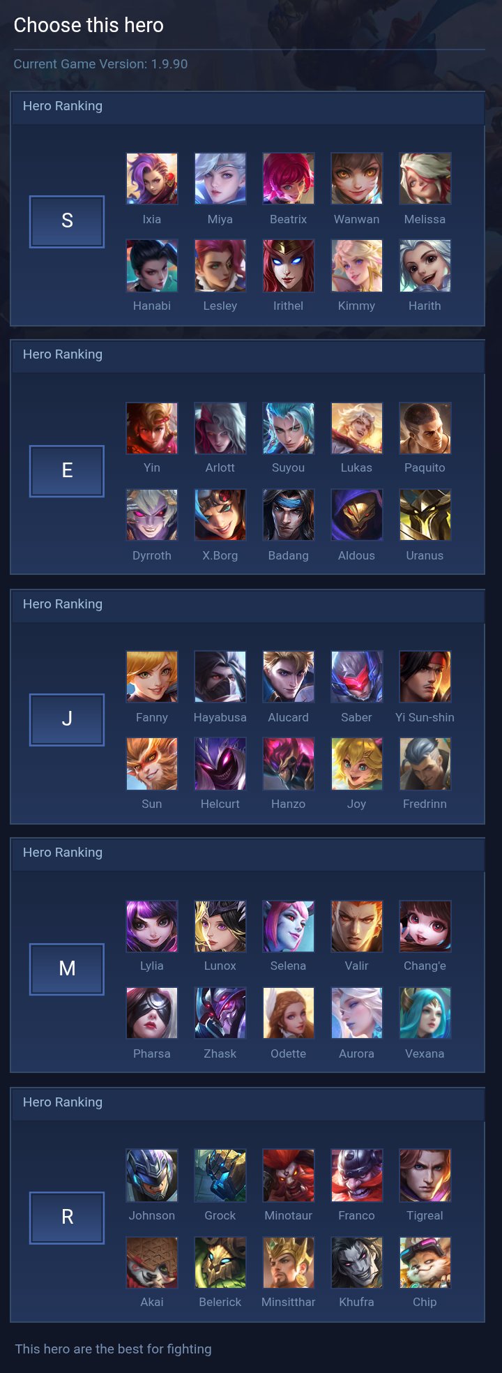 Choose this hero