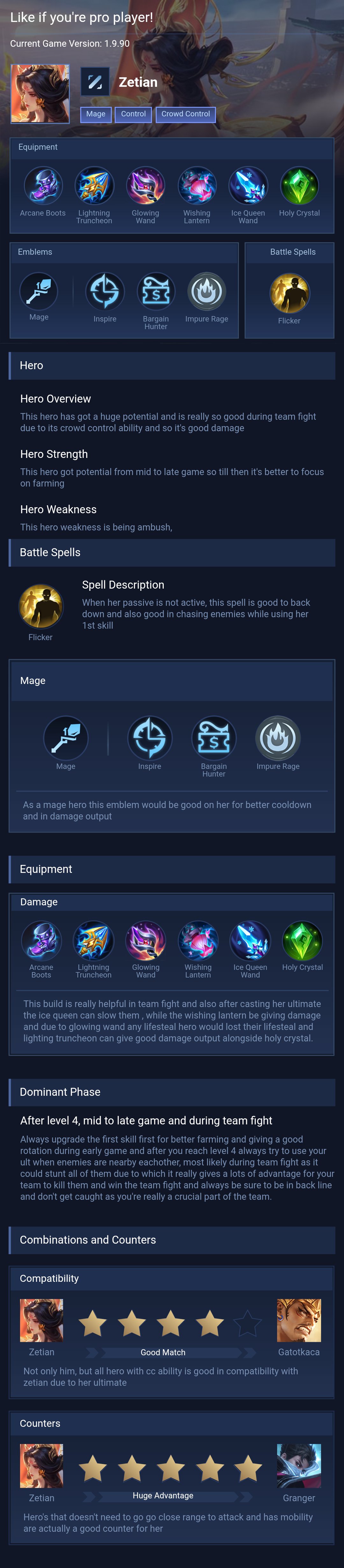 Like if you're pro player!