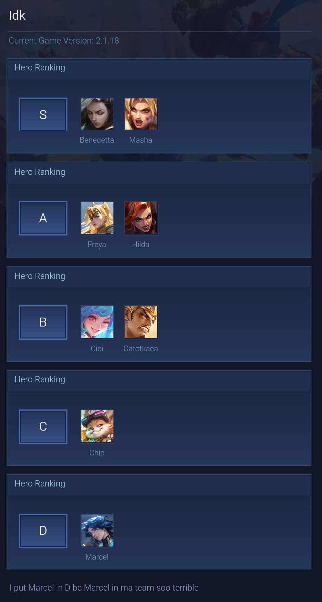 Idk