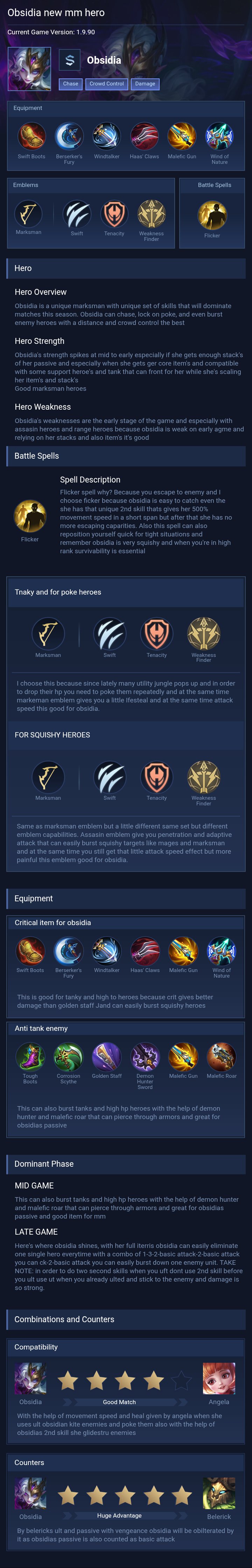 Obsidia new mm hero