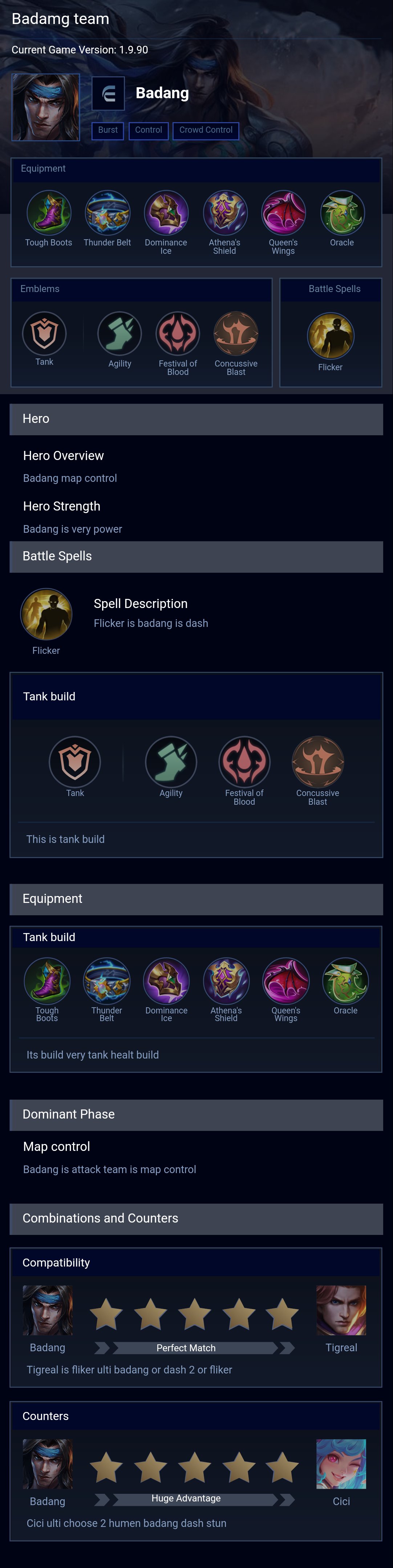 Badamg team