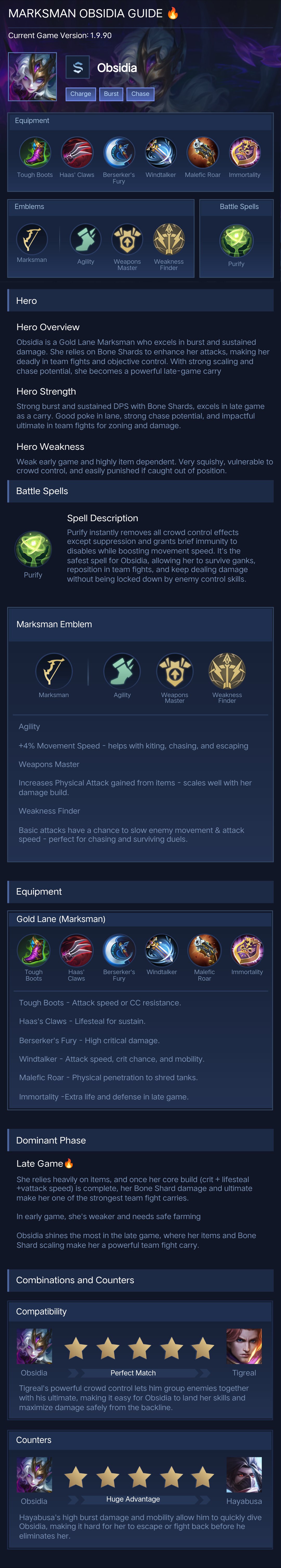 MARKSMAN OBSIDIA GUIDE 🔥