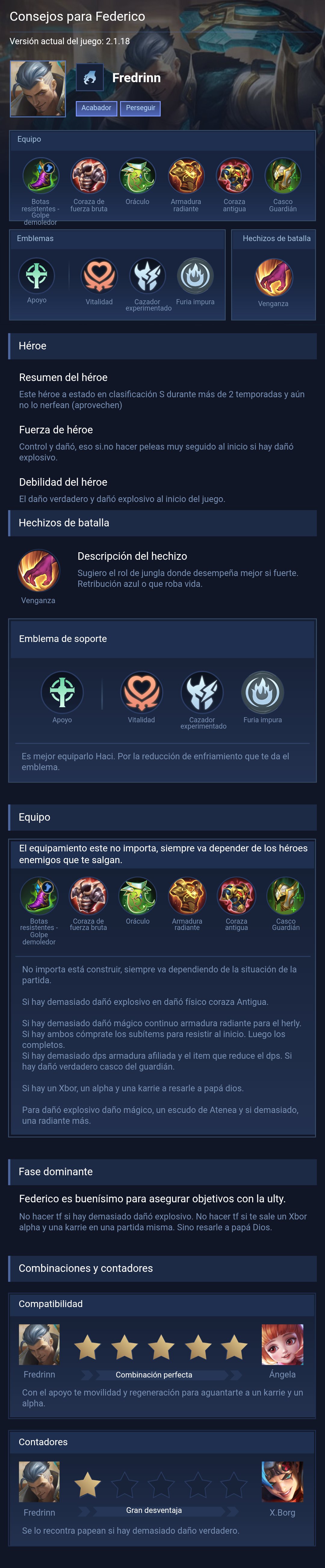 Tips para Federico