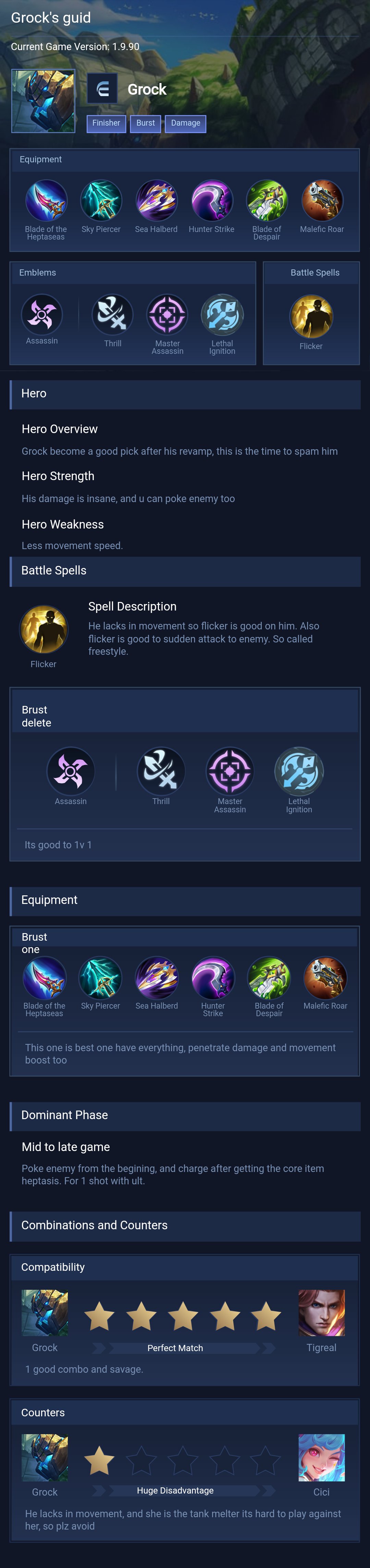 Grock's guid
