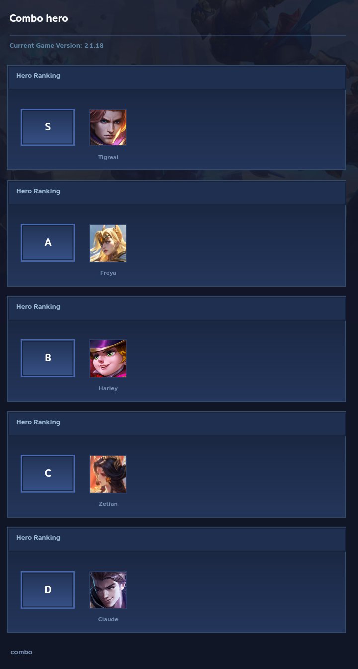 Combo hero