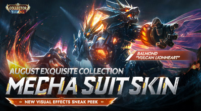 August Exquisite Collection Mecha Suit Skin | Balmond "Vulcan Lionheart" | MLBB